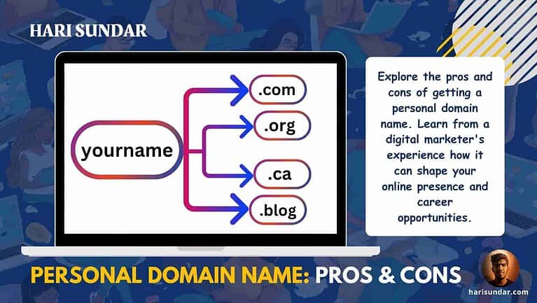 Pros and cons of getting a personal domain name